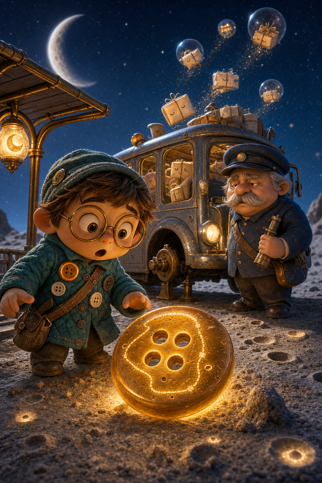 Benny and the Moon Button Bus