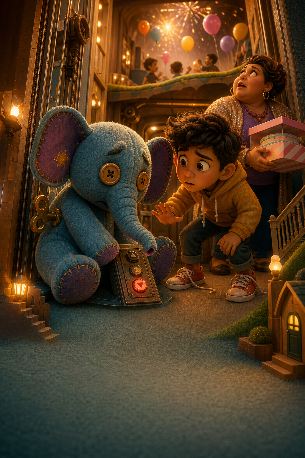 Eli and the Toy Elephant Elevator